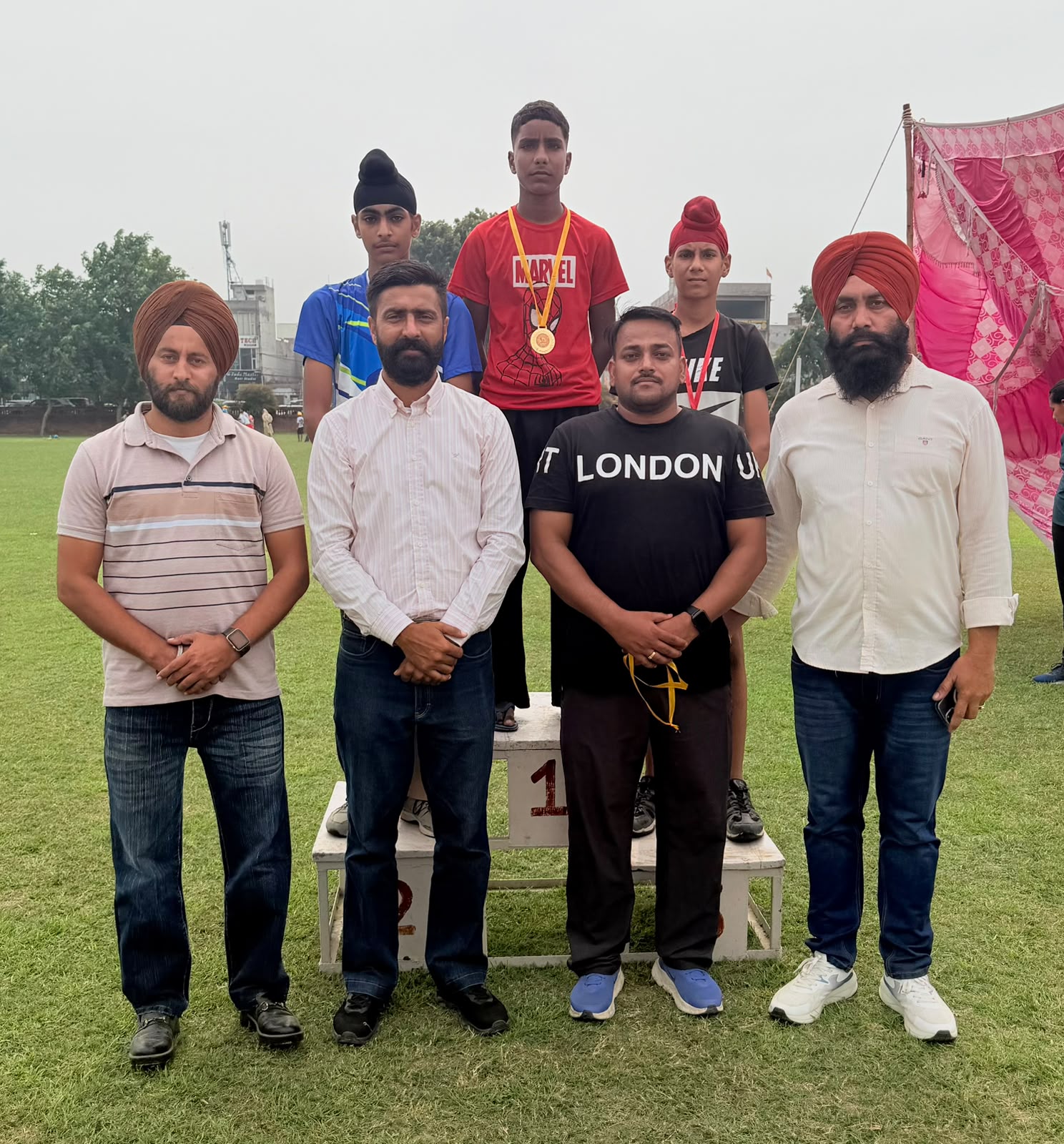 Silver Medal- 60 M Race- Sahibdeep Singh